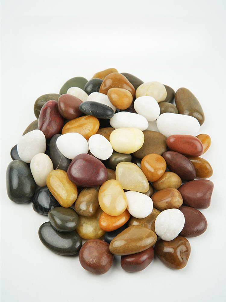 Pebbles Rain Raw Fish Tank Flower Pot Natural Small Stones Courtyard Decoration Gardening Multicolored Stone Paving_voghion.com
