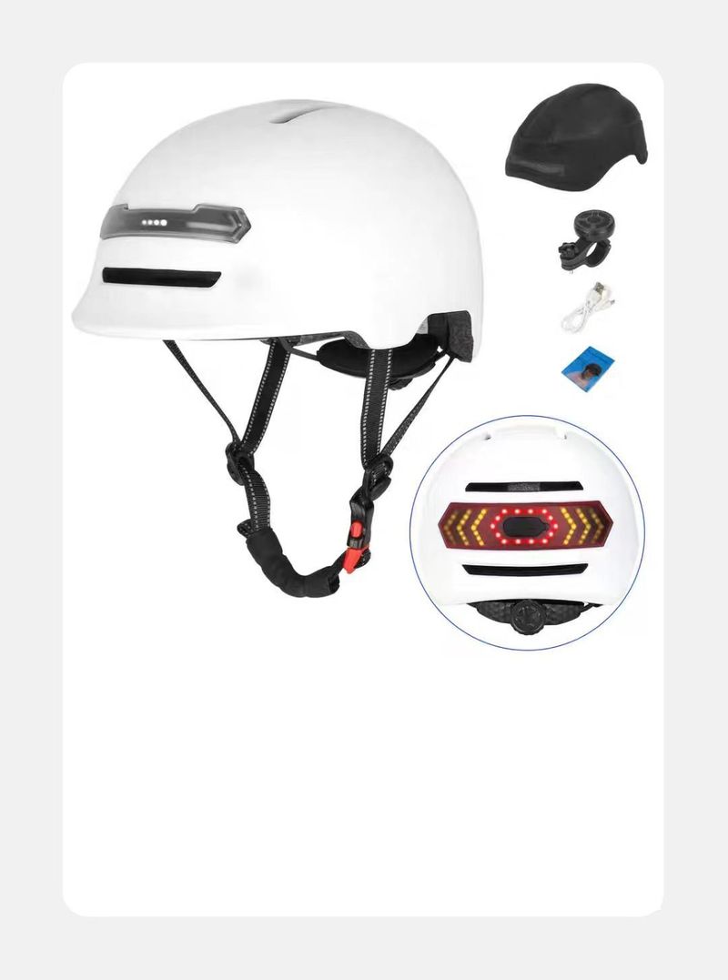 GUDOOK Outdoor-Fahrrad AI Intelligent High-End Radfahren Integrierter Helm Sport Bluetooth Blitzlicht Wiederaufladbar_voghion.com