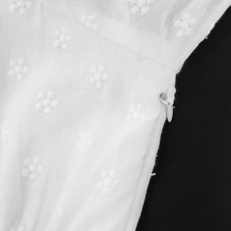 AC250 2024 Neue INS frauen Sommer Französisch Stil Elegante Square Neck Rüschen Taille Cinched Kleid Falten Outfit Synonyme_voghion.com
