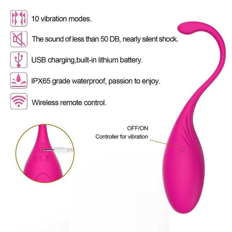 APP Fjernkontroll Wearable Bullet Egg Vibrator G-Spot Massasjer Sexleketøy for voksne kvinner_voghion.com
