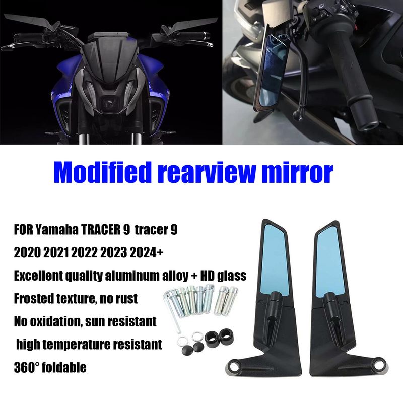 FÜR Yamaha TRACER 9 Tracer9 Motorrad Spiegel Wind Flügel seite Rückspiegel umkehr Zubehör_voghion.com
