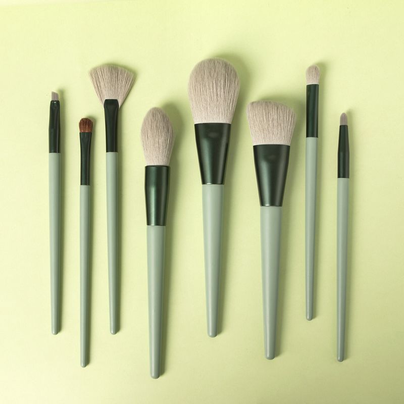 8-teiliges Make-up-Pinsel-Set, Pferdehaar, Lidschattenpinsel, Make-up-Werkzeuge, Beauty-Dropshipping GUJHUI_voghion.com