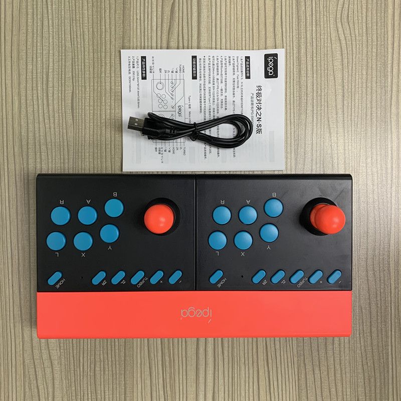 For Nintendo Switch Console Double Rocker Switch Lite Arcade Rocker Controller Plug And Play With Continuous Fire_voghion.com