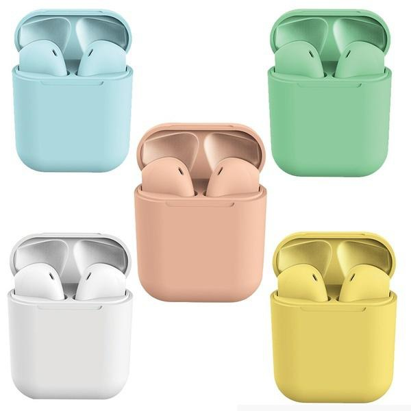 NEW Macaron i12 TWS Bluetooth Sports Fashion Headphones with Charging Box_voghion.com