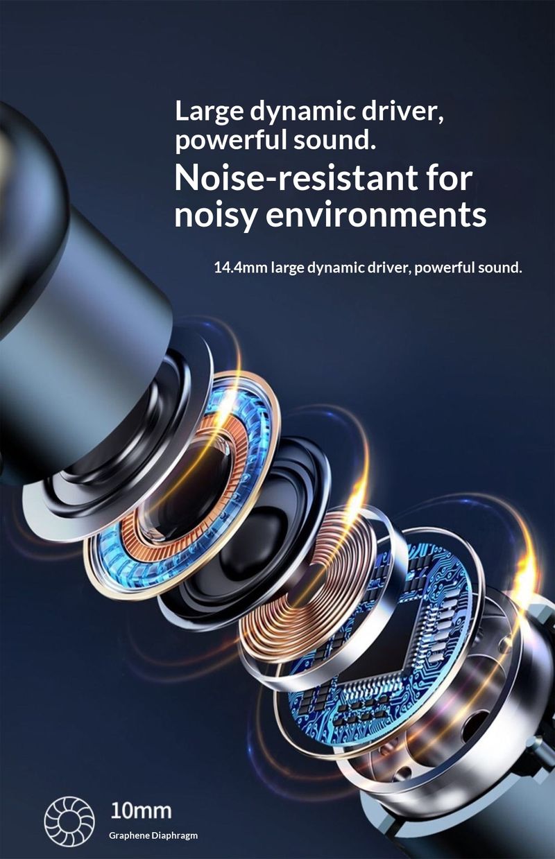 NeoGear Hot-Selling AI Translation Semi-In-Ear Business Bluetooth Earphones Over-Ear YYK525 Call Noise Cancelling_voghion.com