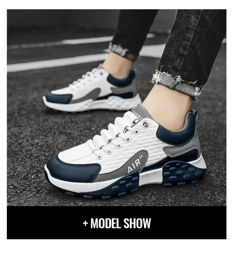 Scarpe da ginnastica da uomo Casual Vintage Tennis Sport Atletiche Traspiranti Corsa Jogging Palestra Scarpe leggere alla moda_voghion.com