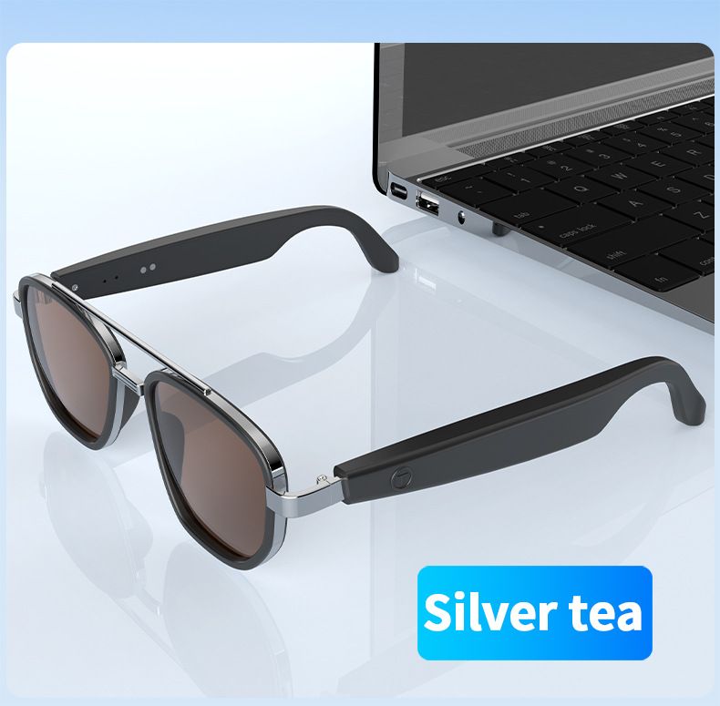 Wireless Bluetooth Sunglasses GS17 With Polarized UV Protection Lenses, Hands-Free Calling & Music, Lightweight & Stylish For Driving_voghion.com