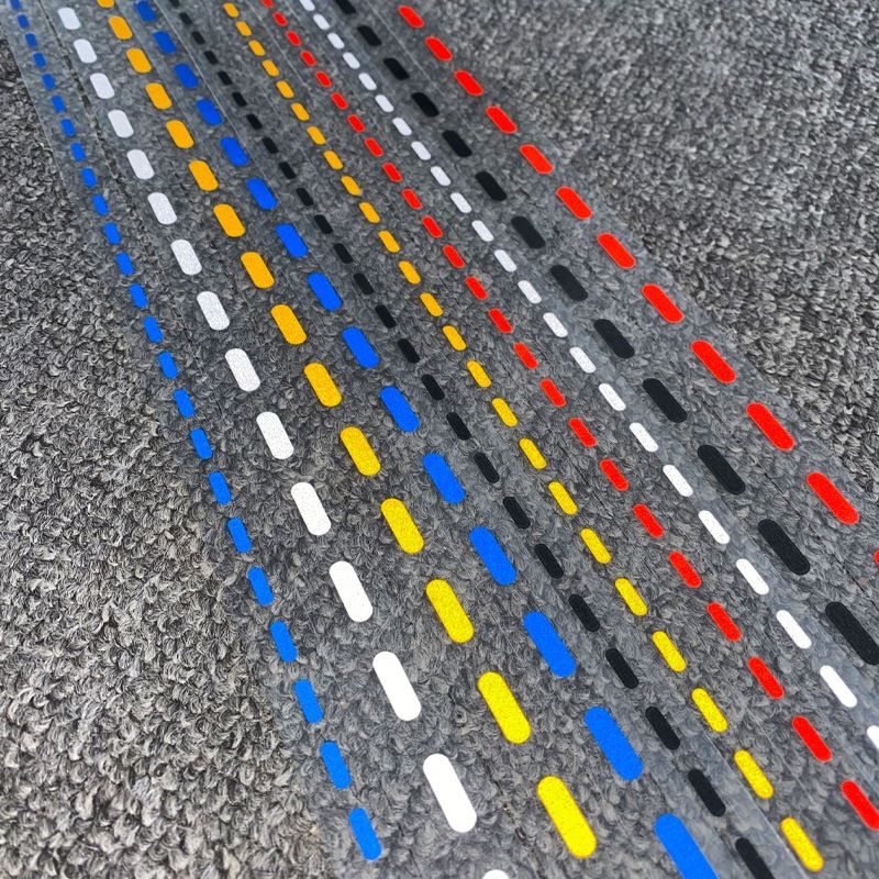 Gepunktete Linie Reflektierende Fahrzeug Aufkleber Motorrad Helm Dekoration Elektrische Fahrrad Kleine Zubehör Auto Kratz Abdeckung_voghion.com