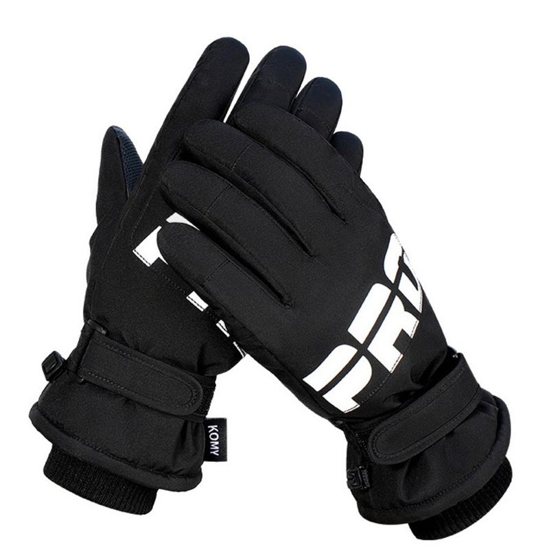 Men's Ski Gloves For Riding, Thickened, Warm, Windproof, Cold-Proof, Touchscreen, Outdoor, Winter Mountaineering,_voghion.com