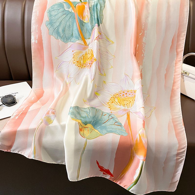 VOOTHOST 180*90cm Marchio di moda Design Spiaggia Morbida seta Sciarpe Donna Scialle Donna Foulard Signore Avvolgere Bandana Muffler Musulmano VB128_voghion.com