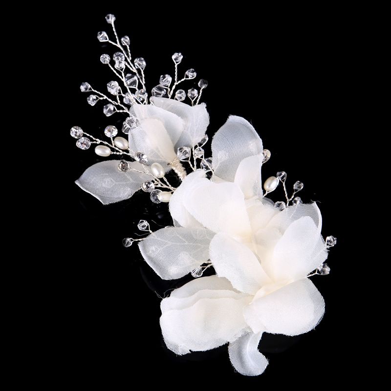 Set di gioielli da donna, alla moda, da sposa, fatto a mano, con fiori di cristallo, per abito da sposa, forcina per capelli, accessori per capelli da sposa_voghion.com