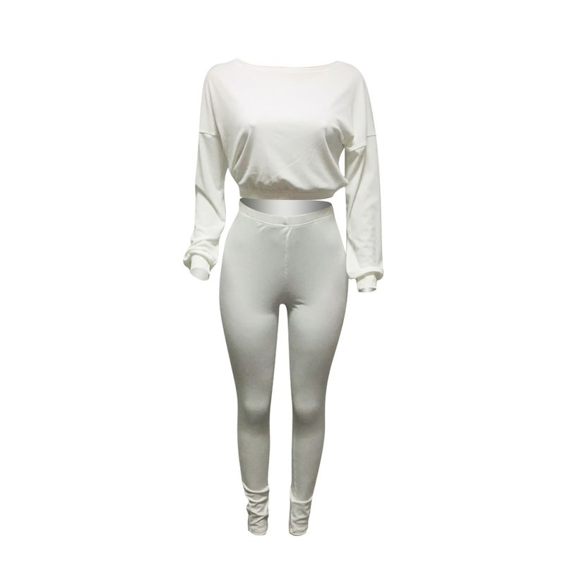 Women's ribbed athleisure suit_voghion.com