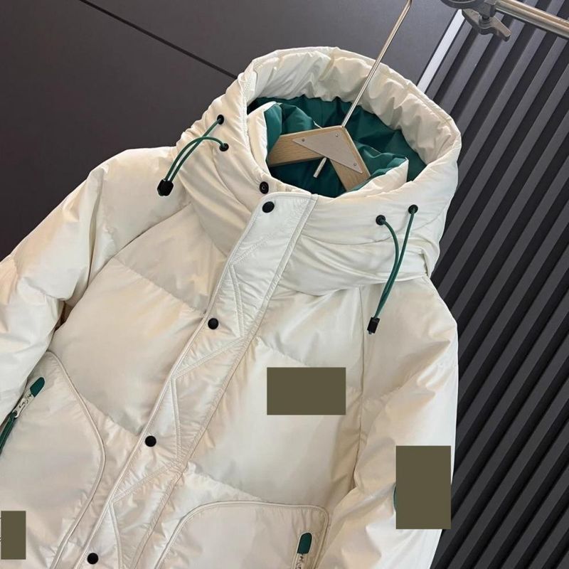 Giacca invernale ispessita ed elegante, modello 2025, con tomaia in pelle PU di alta qualità, in piumino d'anatra bianco per esterni_voghion.com