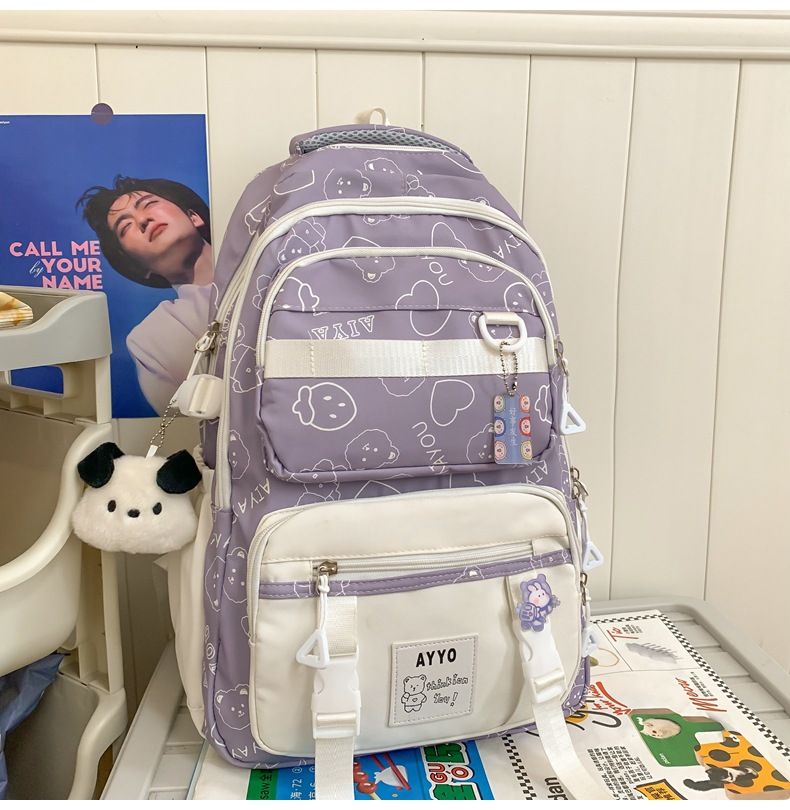 2024 New Space Crowd College Style Backpack, Junior and Senior High School Student Casual Backpack_voghion.com