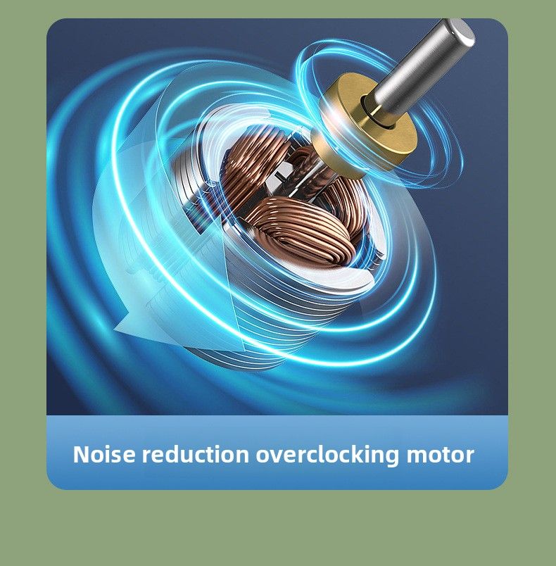Faltbarer, über USB wiederaufladbarer Mini-Handventilator mit Cartoon-Design und Haken für Bergsteigen, Outdoor, Zuhause und Büro_voghion.com