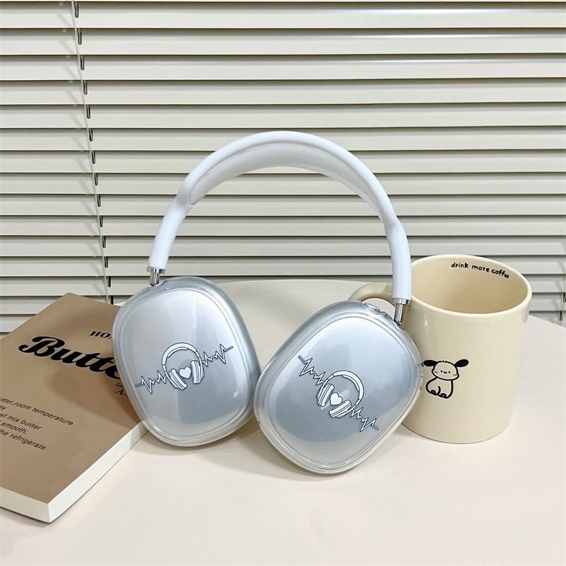 Personalized Headset for  AirPods MAX Headset Case Wireless Bluetooth Transparent Protective Cover_voghion.com