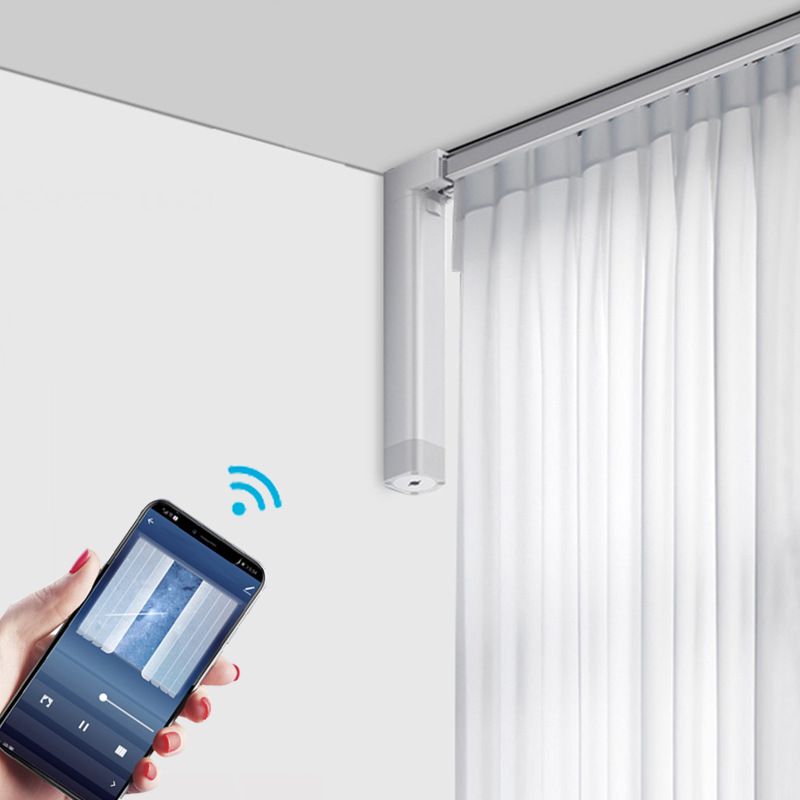 Zigbee WiFi Tuya Smart Curtain Motor Mobile Phone APP Xiaodu Voice Control Curtain_voghion.com
