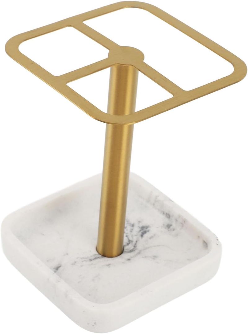 Vanity Luxe Goldständer – Zahnpastahalter für die Arbeitsplatte_voghion.com