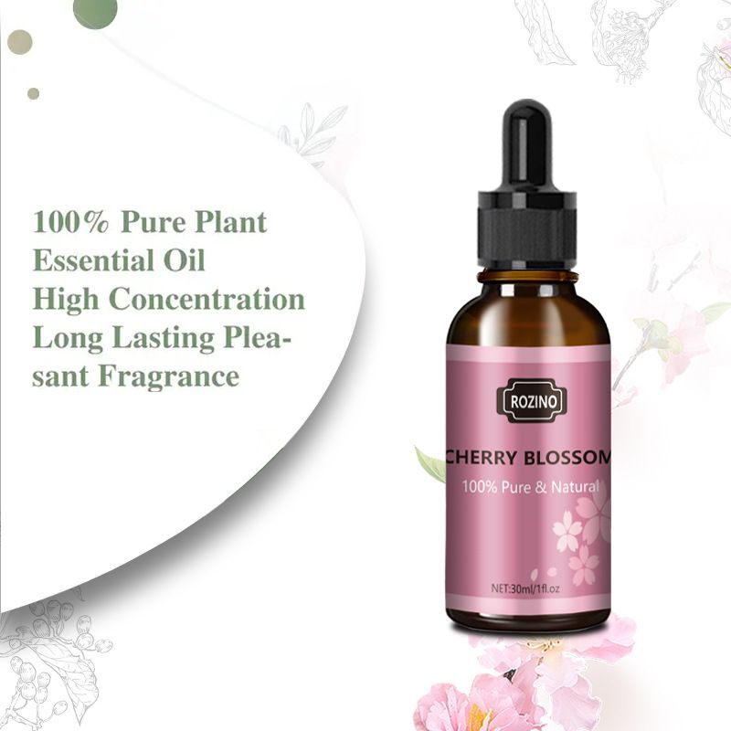 Sakura contrai os poros unilateralmente, equilibra a água e o óleo, nutre a pele, aromaterapia, banho, massagem e cuidados com os cabelos_voghion.com