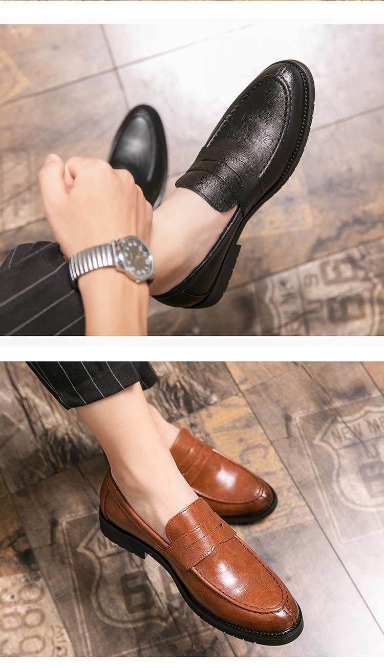 Mocassini in pelle 2025, stile britannico, traspiranti, casual, alla moda, stile coreano, slip-on, quattro stagioni_voghion.com