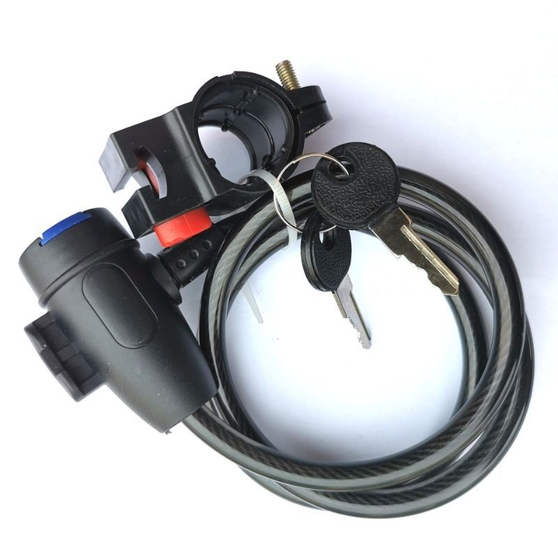 Hochleistungs-Motorrad-Kettenschloss, 80 cm, hohe Sicherheit, Metall, Diebstahlschutz, Fahrradschloss mit 2 Schlüsseln für Fahrrad, Motorrad, Roller_voghion.com