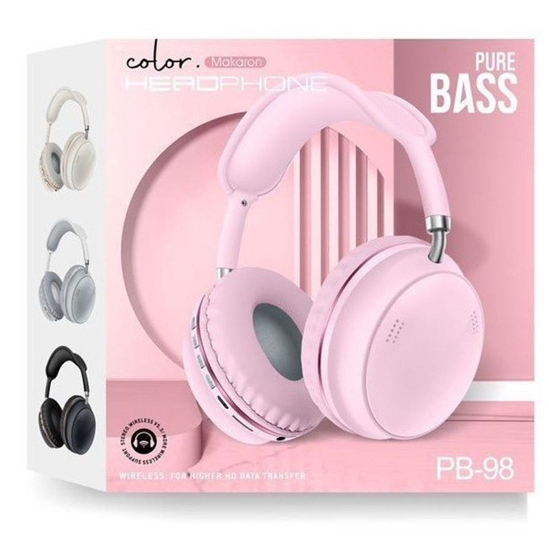 Draadloze Bluetooth gaming-hoofdtelefoon met diepe bas, ruisonderdrukking, speeltijd van meer dan 8 uur, led-lampjes - over-ear comfort voor muziek en gesprekken_voghion.com