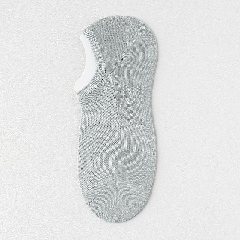 Calzini da uomo estivi invisibili, in maglia di cotone sottile, antiscivolo, senza cuciture, deodoranti e assorbenti del sudore, 2025e_voghion.com
