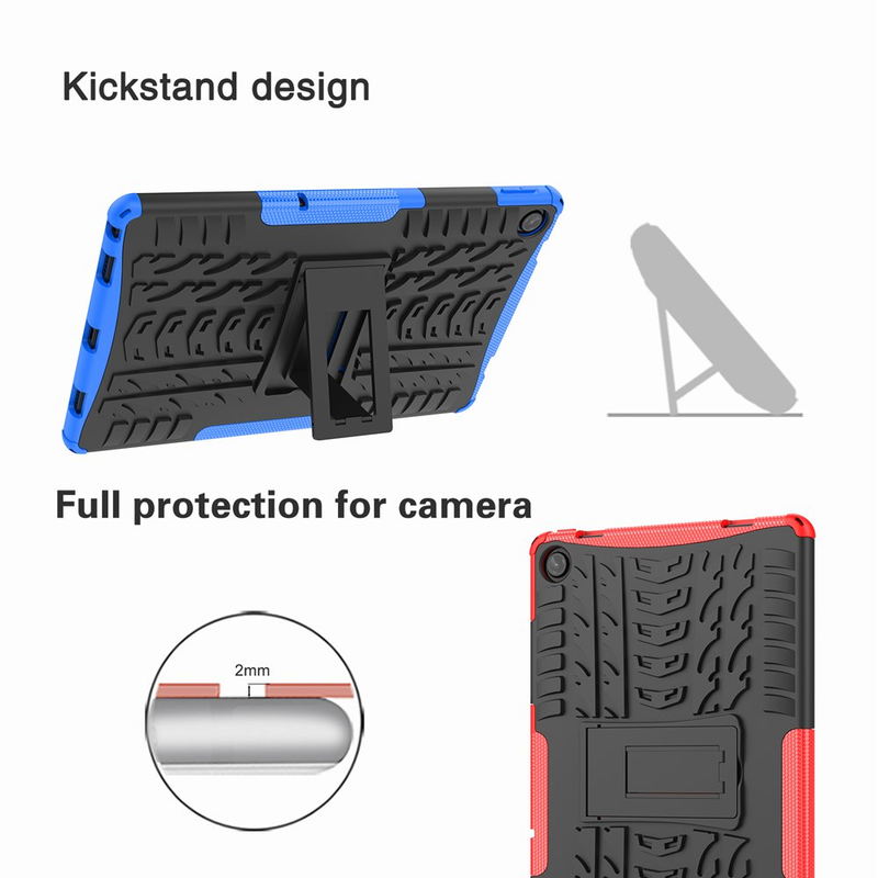 For Lenovo M10 Plus 3rd generation 10.6" TB128FU/TB128XU TB125FU armor case TPU+PC Cover coque for Xiaoxin Pad 2022 10.6 inch_voghion.com