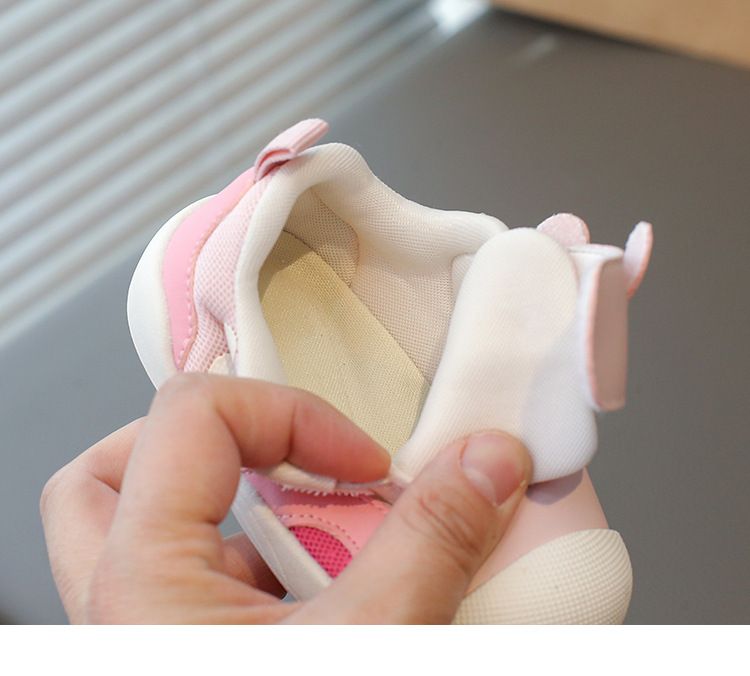 Baby Learning Shoes 0 1 3 Years Old Spring And Autumn New Infant Mesh Non Slip Sports Shoes Boys And Girls Functional Shoes_voghion.com