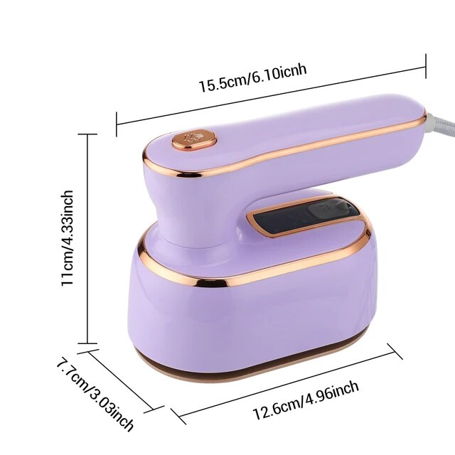 Mini-beklædningsdamper Dampstrygejern Håndholdt Bærbar Hjem Rejser For Tøj Strygning Våd Tør Strygemaskine_voghion.com