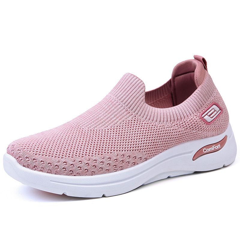 Herfst Nieuwe Casual Sokken Zachte Zolen Moeders Sport Damesschoenen_voghion.com