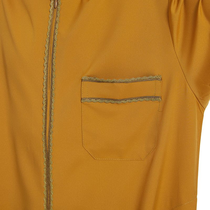 2025 Abaya moslim geborduurde jurk Arabië kinderen kaftan jubba thobe islamitische jongens lange mouw gewaad Midden-Oosters_voghion.com