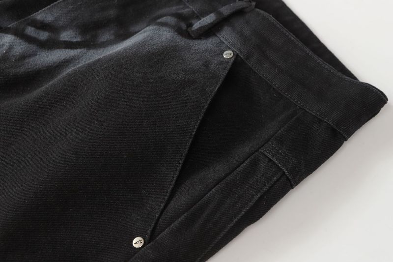 Erkekler ve Kadınlar İçin Sokak Modası Bol Kesim Pantolonlar - Şık Tasarımlı Retro Sokak Giyimi, Günlük Giyim İçin Rahat Uzun Pantolonlar (Siyah)_voghion.com