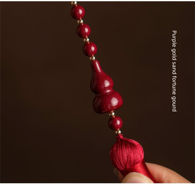 Hochwertiger Lotus Peace Zinnober-Anhänger, neues Modell, für Damen und Herren, zur Befestigung am Auto-Rückspiegel, als Geschenkidee_voghion.com