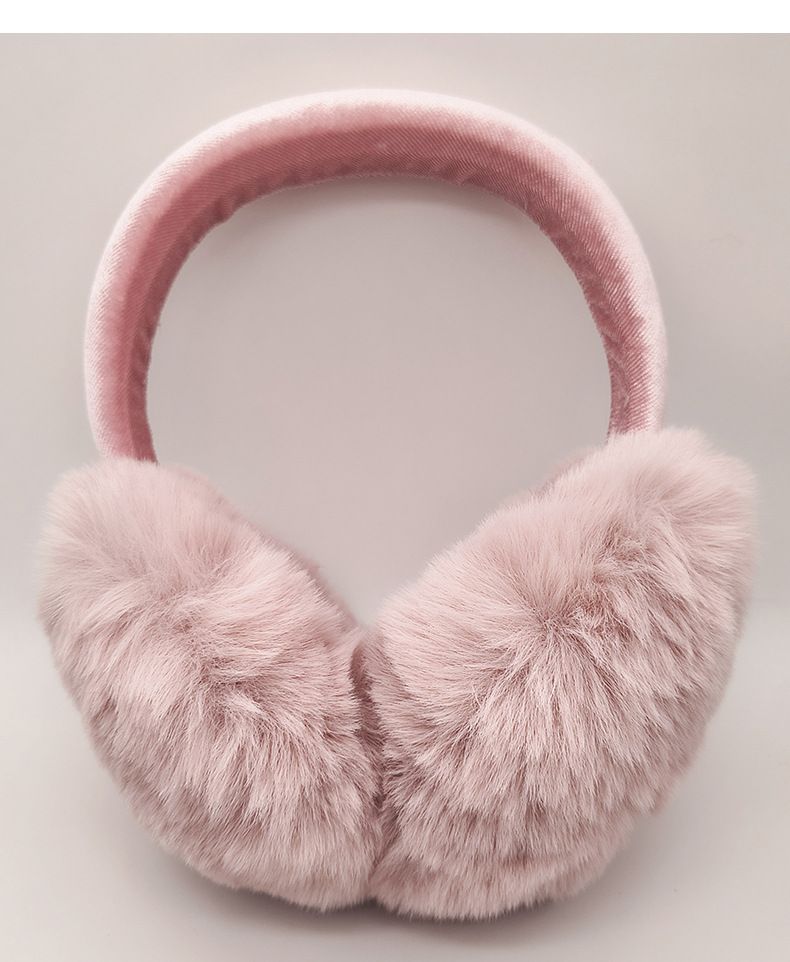 voor vrouwen Winter Warme hoezen Eenvoudige Warmers Pluche Moffen Fiets Oorbescherming Antivries_voghion.com