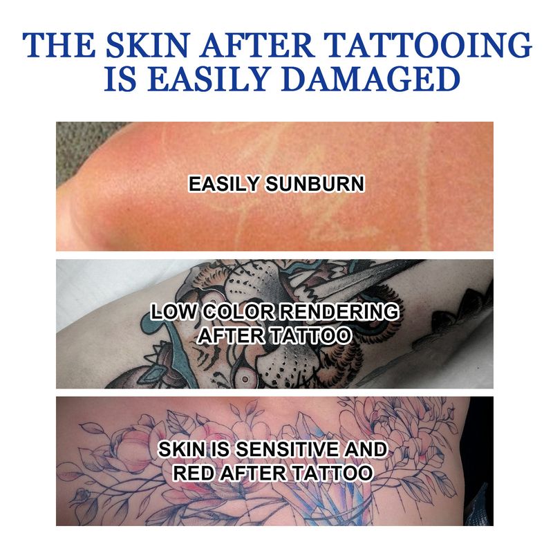 OceanAura Tattoo-Gel befeuchtet tätowierte Haut, repariert die Textur, bestickt und hellt die Hautpflegecreme auf_voghion.com