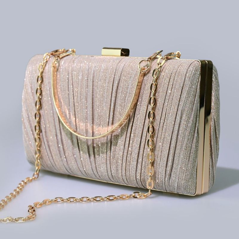 Borsa per telefono leggera, piccola, quadrata, da sera, da banchetto, dal design semplice e antirughe_voghion.com