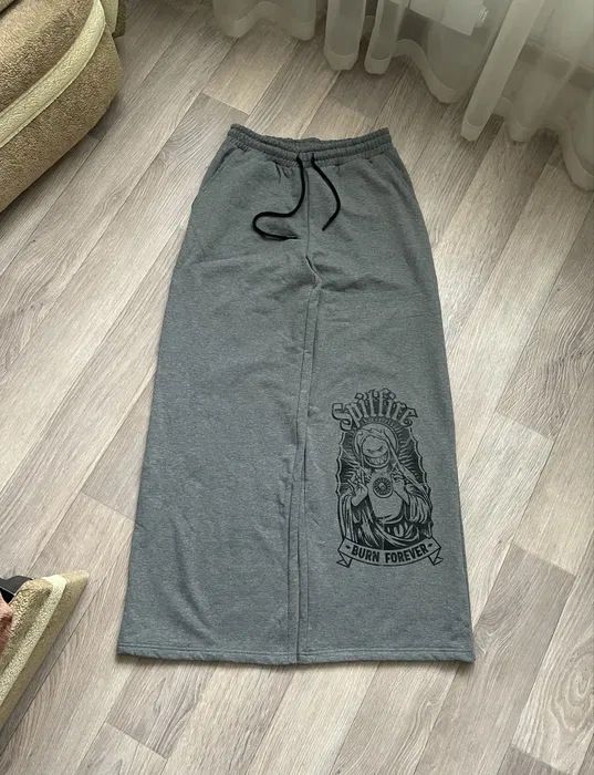 Pantalon de jogging streetwear pour homme avec imprimé - Pantalon de survêtement ample style hip-hop pour tenue décontractée et de sport (gris clair, gris foncé, S-5XL)_voghion.com