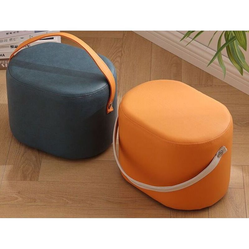 Portable Internet Celebrity Living Room Coffee Table Sofa Low Home Use Children's Footrest Footstool Tech Fabric Shoe_voghion.com