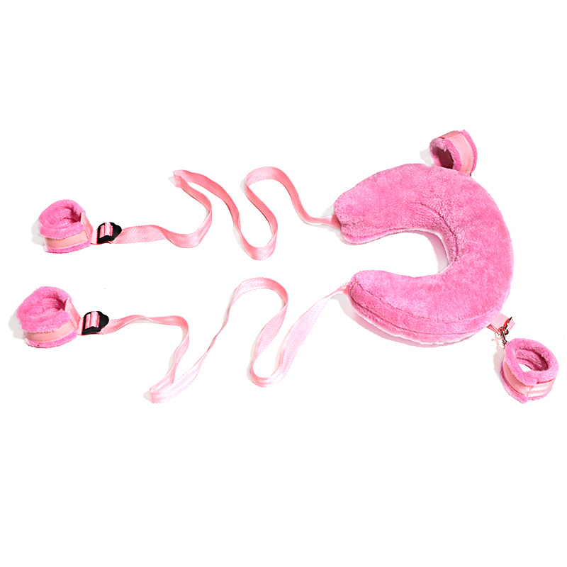 Giocattoli sessuali in cotone Bdsm Bondage Set Manette Sexy Cuscino per gambe Cintura dimagrante Piegamento Orgasmo Giocattolo di coppia y_voghion.com