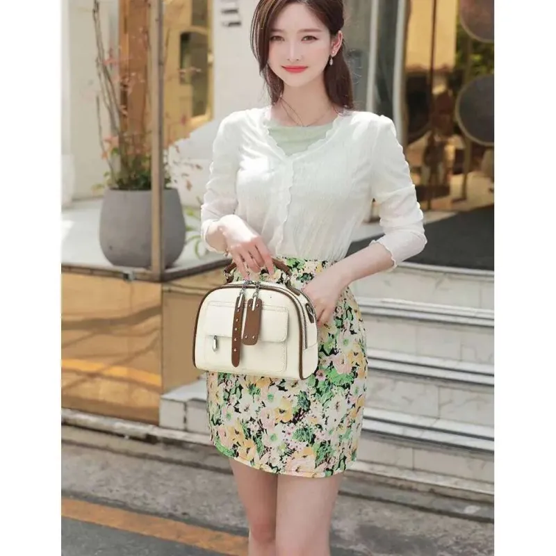 Bags New Brand For 2025 Designer Handbag Women Handbags Leather Printed Monogram Single Shoulder Straddle Bag_voghion.com