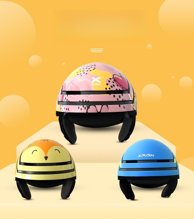 Casco protettivo per bambini xpush regolabile per testa e coda, per sport all'aria aperta, sci e neve, unisex_voghion.com