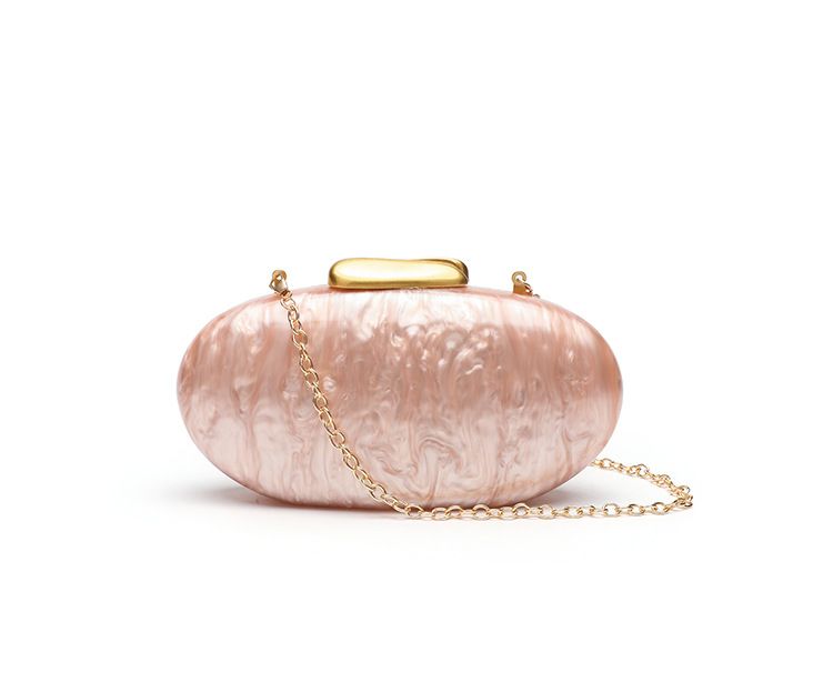 Mode Nieuwe Parelmoeren Schelp Tas Kleine Tas 2025 High End Dames Avond Clutch Tas Ketting Schouder Messenger Bag_voghion.com