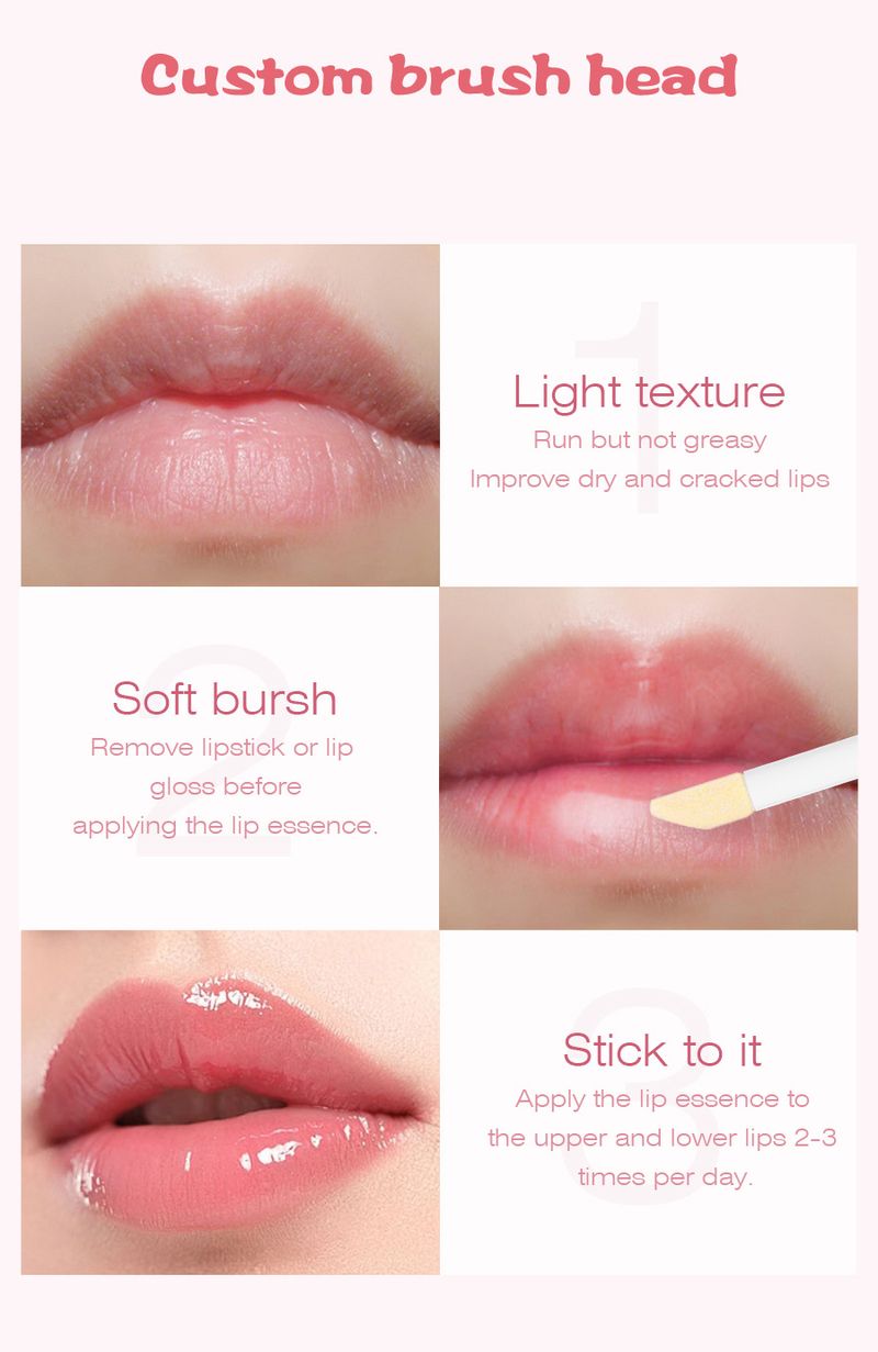 Kiss Beauty Wrinkle Reducing Transparent Plumping Enhancing Elasticity Lip Oil_voghion.com
