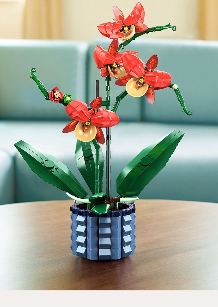 Rakennuspalikat yhteensopivat Lego-opetuslelut kokoonpano rakennuspalikat kukkatytöt koristeet lahja ikuinen kukka_voghion.com