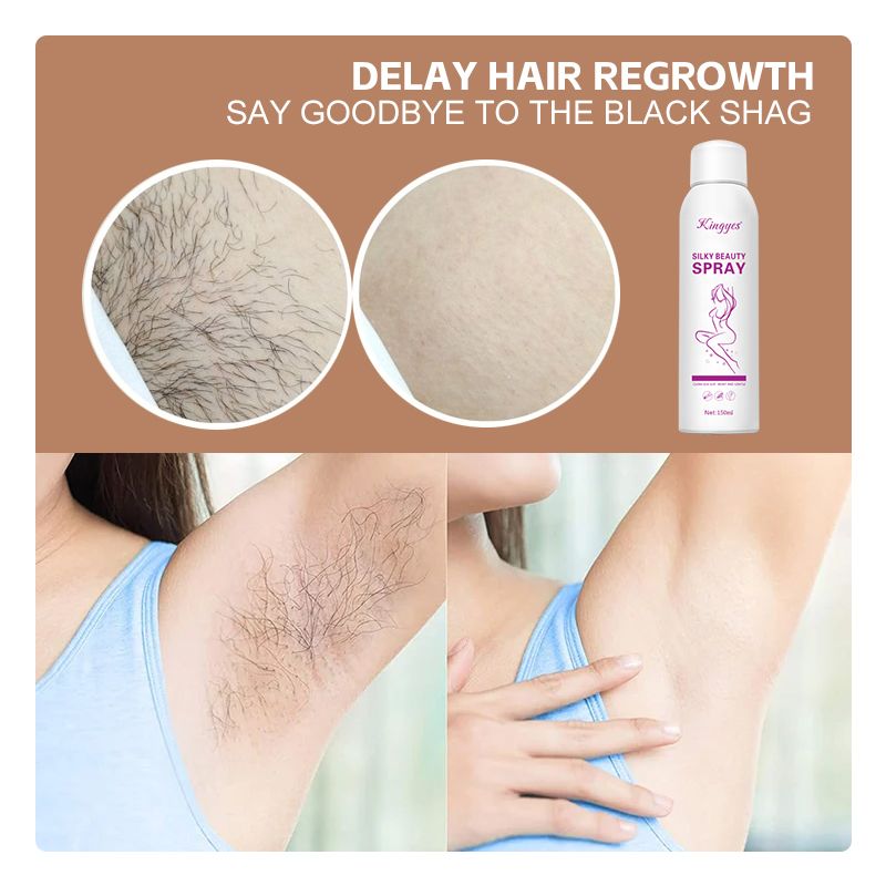 Custom Natural Permanent Removal Mousse Spray Safe Gentle Painless Hair Remover Cream_voghion.com