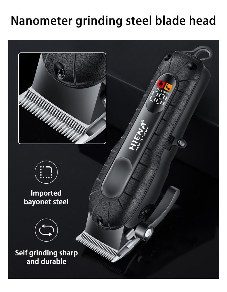 Cortapelos afeitado eléctrico profesional cabeza grasa peluquería tallado cortapelos eléctricos cabeza calva afeitado cortapelos peluquero dedicado_voghion.com