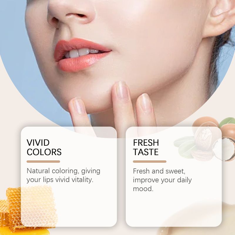 Moisturizing Moisturizing Beige Lip Balm, Nourishing Moisturizing Water Locking Lip Skin Moisturizing Care_voghion.com