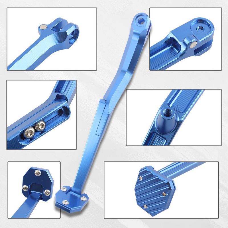Support de béquille latérale pour moto tout-terrain - Construction en acier robuste, installation facile_voghion.com