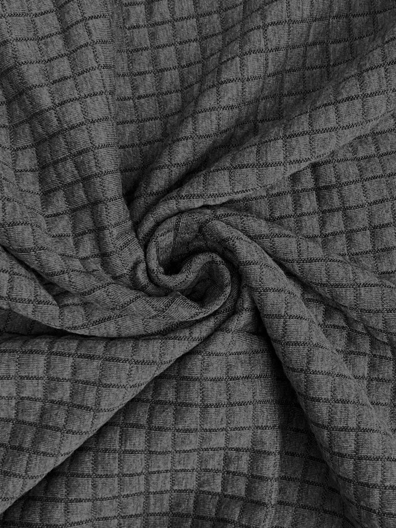 Felpa con cappuccio casual da uomo in flanella con cerniera, effetto scamosciato e ricamo jacquard - Vestibilità comoda ed elegante per autunno e inverno_voghion.com